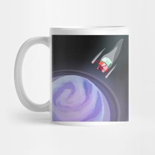 Lander heading for a Purple Planet Mug